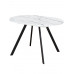 Стол Романс О-1 СТП-БМ 95 ЧР (Столешница Белая)